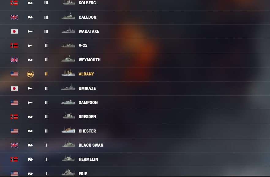 продажа аккаунта к игре World of Warships